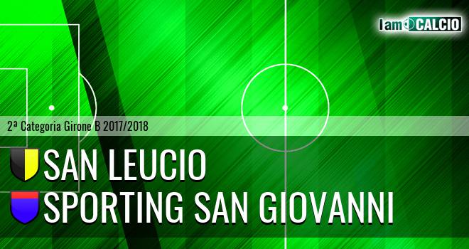 San Leucio - Sporting San Giovanni
