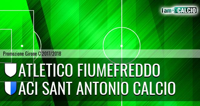 Atletico Fiumefreddo - Aci Sant' Antonio Calcio