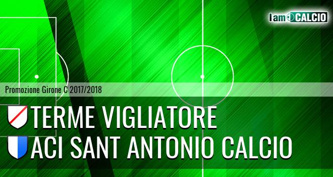 Terme Vigliatore - Aci Sant' Antonio Calcio