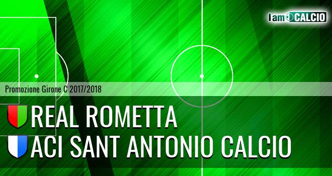 Real Rometta - Aci Sant' Antonio Calcio