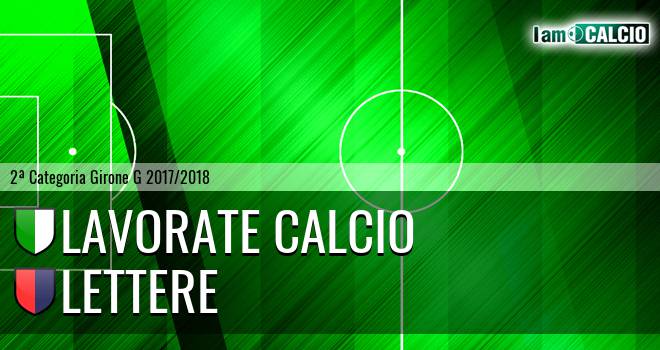 Lavorate Calcio - Lettere