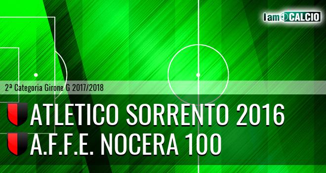 Atletico Sorrento 2016 - A.F.F.E. Nocera 100