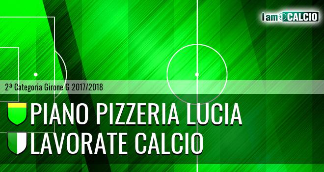 Piano Pizzeria Lucia - Lavorate Calcio