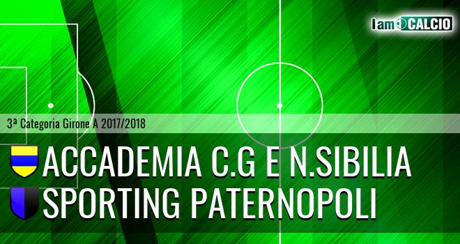 Accademia C.G e N.Sibilia - Sporting Paternopoli