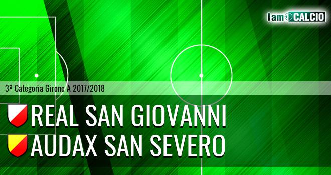 Real San Giovanni - Audax San Severo