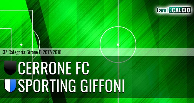 Cerrone Fc - Sporting Giffoni
