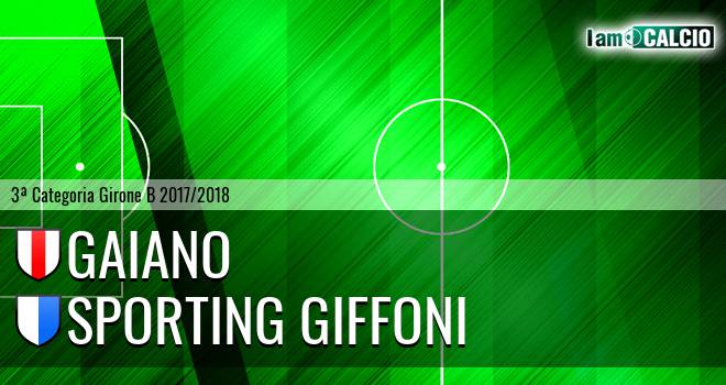 Gaiano - Sporting Giffoni