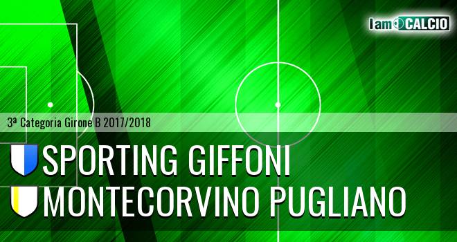 Sporting Giffoni - Montecorvino Pugliano