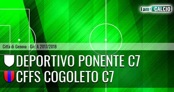Deportivo Ponente C7 - Cffs Cogoleto C7