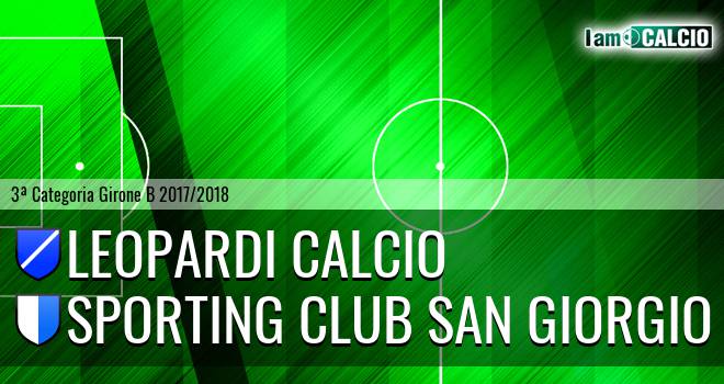 Leopardi Calcio - Sporting Club San Giorgio