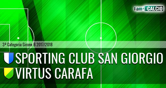 Sporting Club San Giorgio - Virtus Carafa