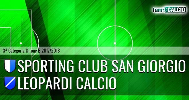 Sporting Club San Giorgio - Leopardi Calcio