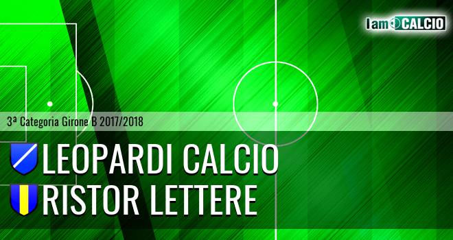 Leopardi Calcio - Ristor Lettere