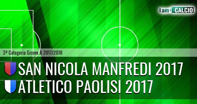 Real San Nicola Manfredi - Atletico Paolisi 2017