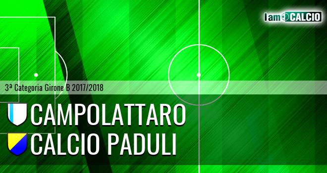 Campolattaro - Calcio Paduli