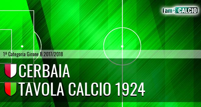 Cerbaia Calcio - Tavola Calcio 1924