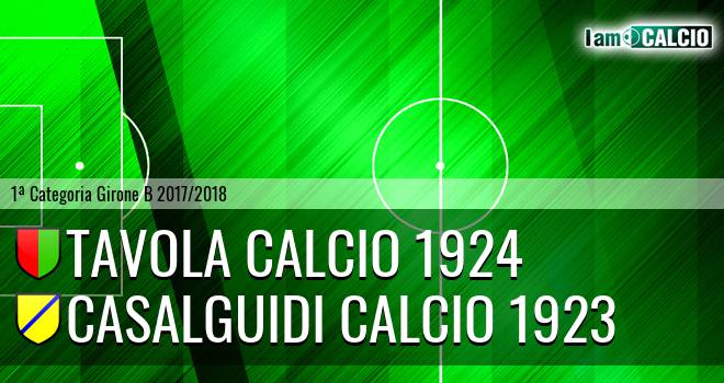 Tavola Calcio 1924 - Casalguidi 1923 Calcio