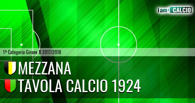 Mezzana - Tavola Calcio 1924