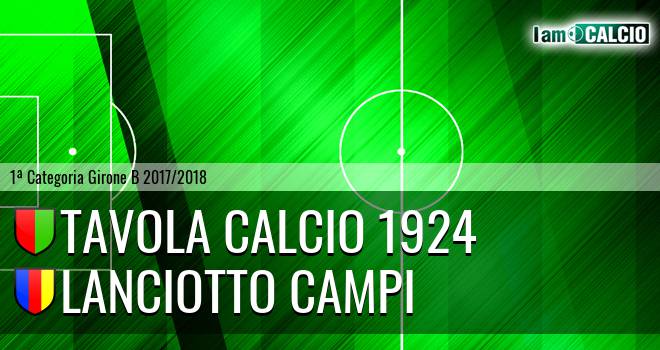 Tavola Calcio 1924 - Lanciotto Campi