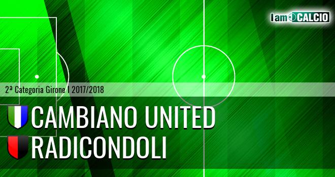 Cambiano United - Radicondoli