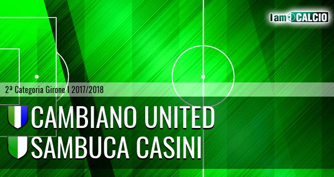 Cambiano United - Sambuca Casini