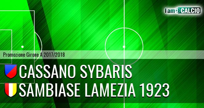 Cassano Sybaris - Sambiase Lamezia 1923