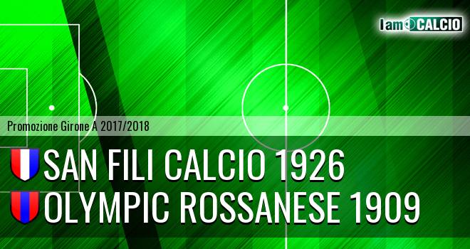 San Fili Calcio 1926 - Olympic Rossanese 1909