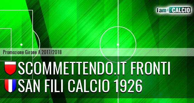 Scommettendo.it Fronti - San Fili Calcio 1926