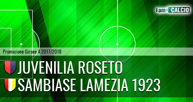 Juvenilia Roseto - Sambiase Lamezia 1923