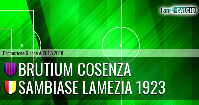 Brutium Cosenza - Sambiase Lamezia 1923