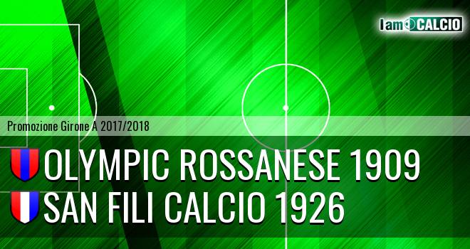 Olympic Rossanese 1909 - San Fili Calcio 1926