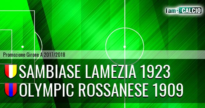 Sambiase Lamezia 1923 - Olympic Rossanese 1909