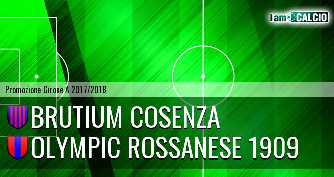 Brutium Cosenza - Olympic Rossanese 1909