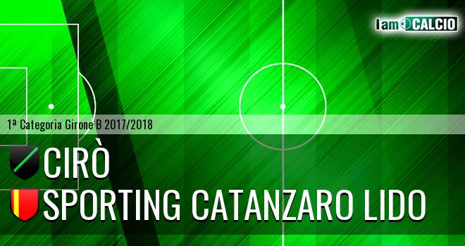 Cirò - Sporting Catanzaro Lido