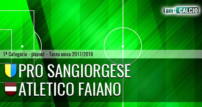 Pro Sangiorgese - Polisportiva Baronissi
