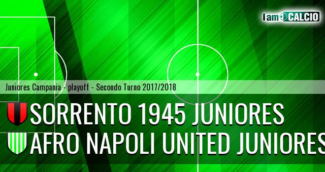 Sorrento 1945 Juniores - Afro Napoli United Juniores