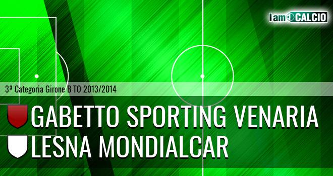 Gabetto Sporting Venaria - Lesna Mondialcar