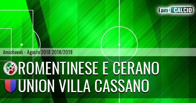 Romentinese e Cerano - Union Villa Cassano