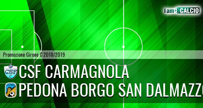 Csf Carmagnola - Pedona Borgo San Dalmazzo