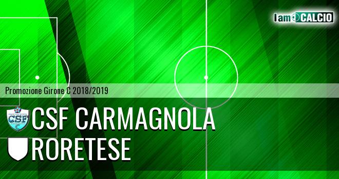 Csf Carmagnola - Roretese
