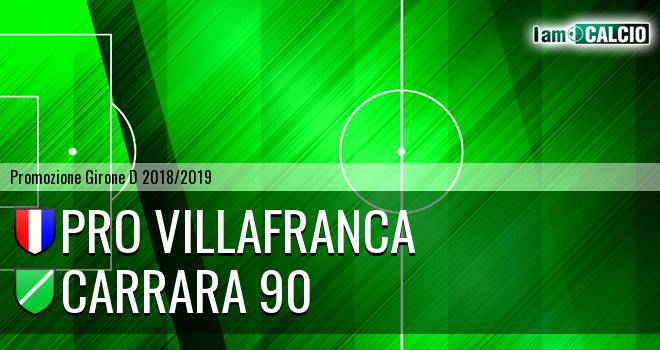 Pro Villafranca - Carrara 90