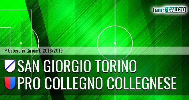 San Giorgio Torino - Pro Collegno Collegnese