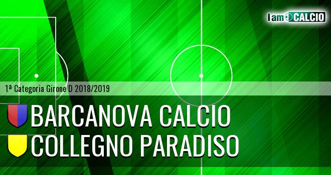 Barcanova Calcio - Collegno Paradiso