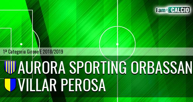 Aurora Sporting Orbassano - Villar Perosa