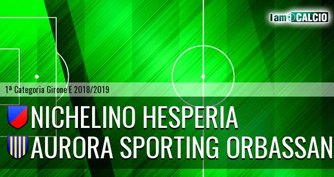 Nichelino Hesperia - Aurora Sporting Orbassano