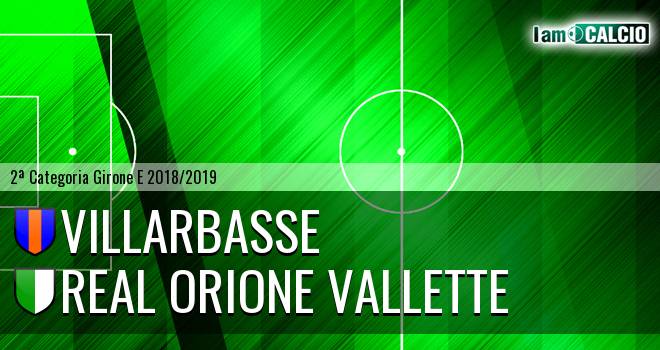 Villarbasse - Real Orione Vallette