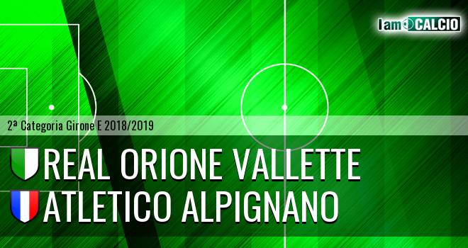 Real Orione Vallette - Atletico Alpignano