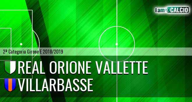 Real Orione Vallette - Villarbasse