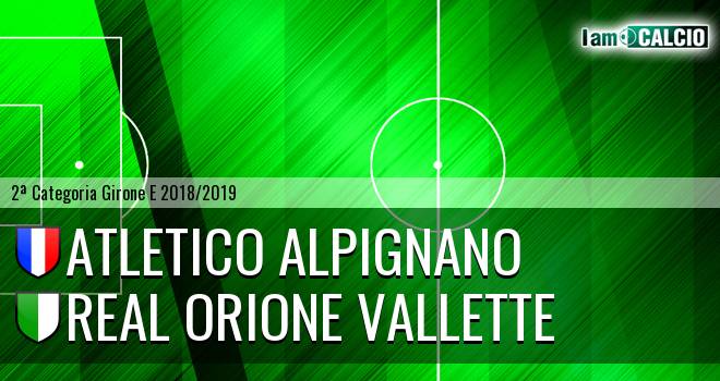 Atletico Alpignano - Real Orione Vallette