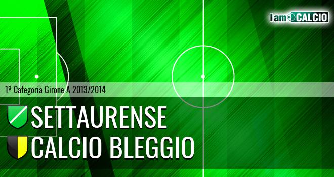 Settaurense - Calcio Bleggio